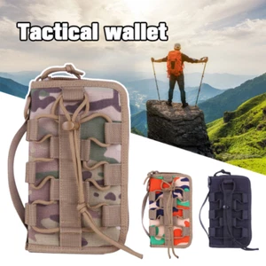 Tactical Card Bag Wallet EDC Molle Pouch Waterproof Key Holder Money Case Pack - Picture 1 of 26