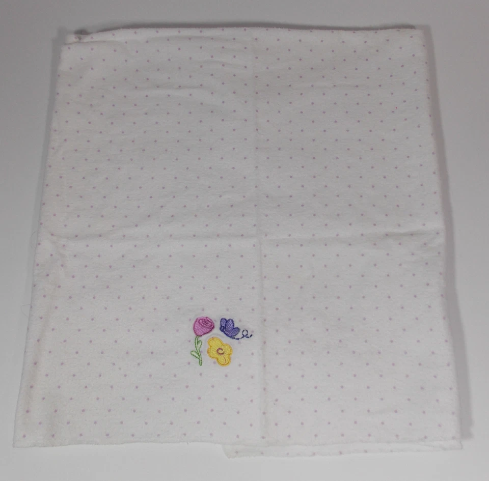 Одеяло для приема Baby Connection в горошек с цветочным рисунком 30 дюймов безопасность милая девочка - Изображение 1 из 4