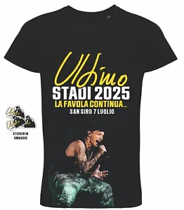 T-shirt ULTIMO STADI 2025 LA FAVOLA CONTINUA con data evento Concerto + fascia - Imagen 1 de 29