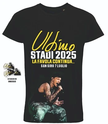 SOL'S T-shirt ULTIMO STADI 2025 LA FAVOLA CONTINUA con data evento Concerto + fascia