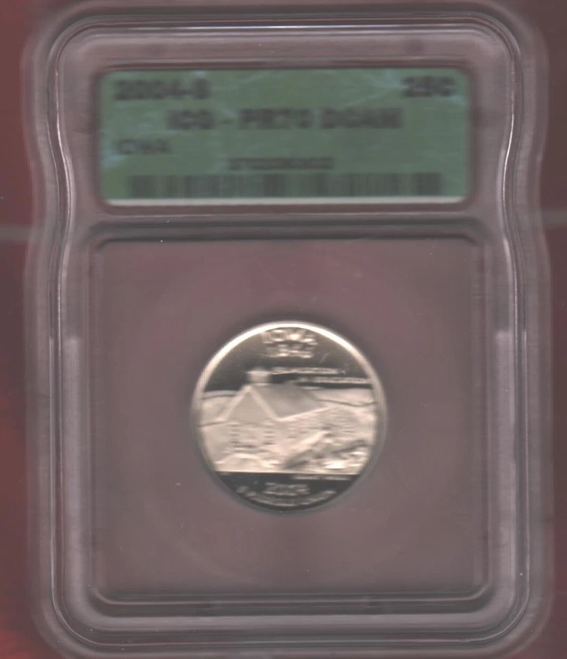 2004S Iowa state quarter  clad pr70dcam grade the perfect proof - Image 1 of 1