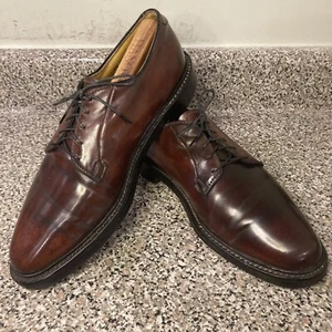 Florsheim Imperial Kenmoor 93606 Shell Cordovan Plain Toe Blucher 9.5C GUC - Picture 1 of 24