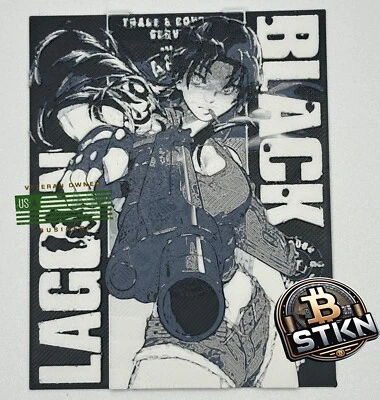 🎨 BLACK LAGOON - Revy - Large Decal Case Mod Magnet - Image 1 of 3