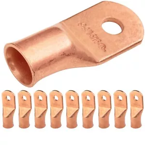 SELTERM 10pcs 4/0 AWG - 5/16" Stud - Battery Lugs, Heavy Duty Wire Lugs, Ring... - Picture 1 of 7