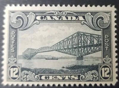 1929 Cantilever Bridge, Quebec - MLH - Canada Scott 156 - Image 1 of 2