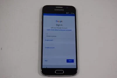 *Leer Smartphone Samsung Galaxy S6 SM-G920V 32GB Negro Android *Batería hinchada* Foto 1 de 4