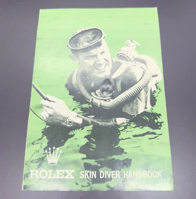 ROLEX Skin Diver Manuale 1966 Libretto Volantino Inglese ENG - Immagine 1 di 4