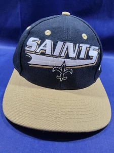 Vintage Logo Athletic New Orleans Saints Hat Adjustable Snapback Cap - Picture 1 of 11