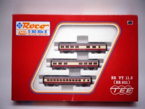 Roco  DC N 02164 A Ergänzungswagen-Set BR VT 11.5 ( BR 601) in OVP - Bild 1 von 2