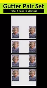 US 5976a Betty White imperf NDC vert gutter pair set 4x2 MNH 2025 - Picture 1 of 1