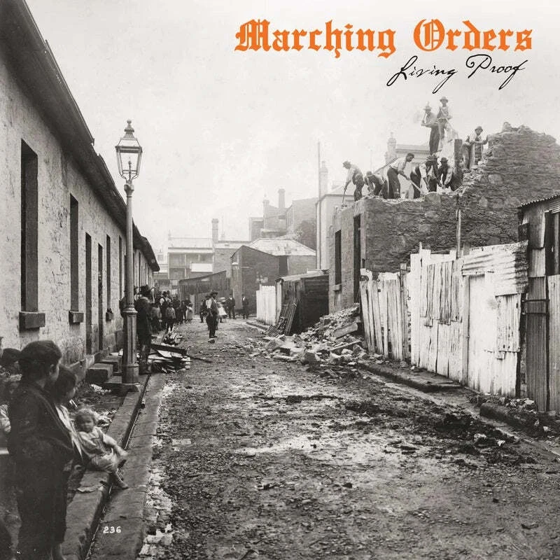 MARCHING ORDERS "Living Proof" LP (Orange Vinyl) - Image 1 of 1