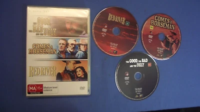The Good The Bad And The Ugly/Comes A Horseman/Red River - DVD - R4 - Image 1 of 2