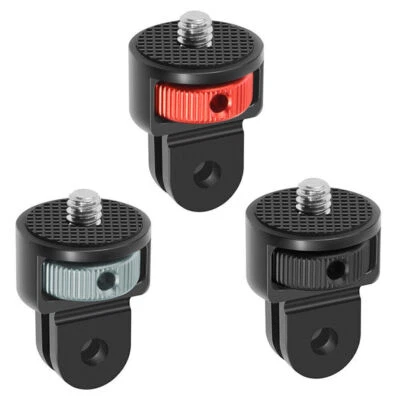 1/4" Schraub Stativ Adapter Halterung für Gopro Hero 10/9 Insta360 Aation Kamera - Bild 1 von 4