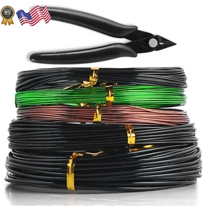 Bonsai Wire Tool Kit with Cutter 5 Roll Tree Training Wires 164 Feet Total 1.0Mm - Picture 1 of 12