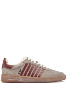DSQUARED2 Boxer Brown/Red Suede Sneakers New - Picture 1 of 5