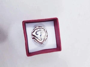 Silver plated Multi-layer Rose Flower Ring for Women  - Picture 1 of 12