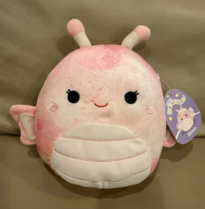 Squishmallows Serie Pascua Eileen Rosa Mariposa Suave Relleno 7” Peluche - Imagen 1 de 3
