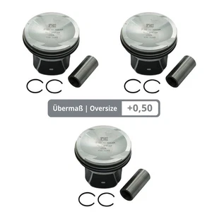 3x Kolben +0,50 für Renault Nissan 0.9 TCe H4B 130038004321 - Bild 1 von 3
