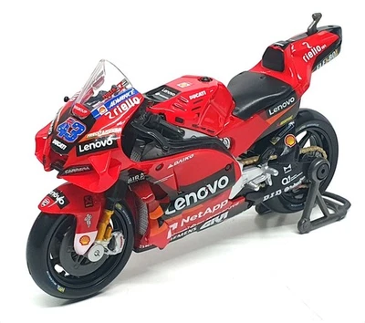 Maisto 1/18 Scale 36391 - Ducati Desmosedici Motorcycle GP 2022 - #43 J. Miller - Image 1 of 4