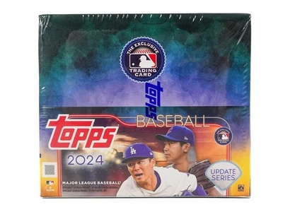 2024 TOPPS ОБНОВЛЕНИЕ СЕРИИ БЕЙСБОЛ 20-УПАКОВКА РОЗНИЧНАЯ КОРОБКА - Изображение 1 из 4