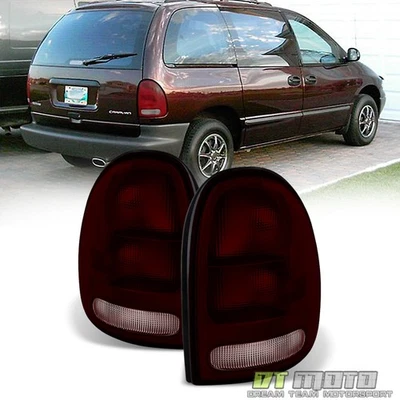 Lámparas traseras rojo oscuro Dodge Caravan Town & Country Voyager 98-03 Durango 1996-2000 Foto 1 de 4