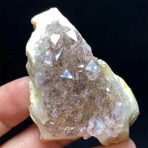 54 g natürliche Super Seven Elestial Amethyst Quarz Kristall Cluster Heilung - Bild 1 von 4