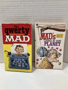 2 Vintage 1991 Mad Magazine Paperback Books - Imagen 1 de 8