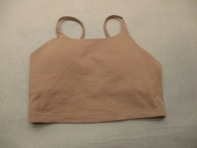 Sujetador deportivo Avia talla S forrado beige inalámbrico para mujer 10G Foto 1 de 4