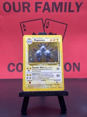 Magneton 9/130 Base Set 2 Holo Rare 1999 WOTC Pokemon TCG HP - Image 1 of 4
