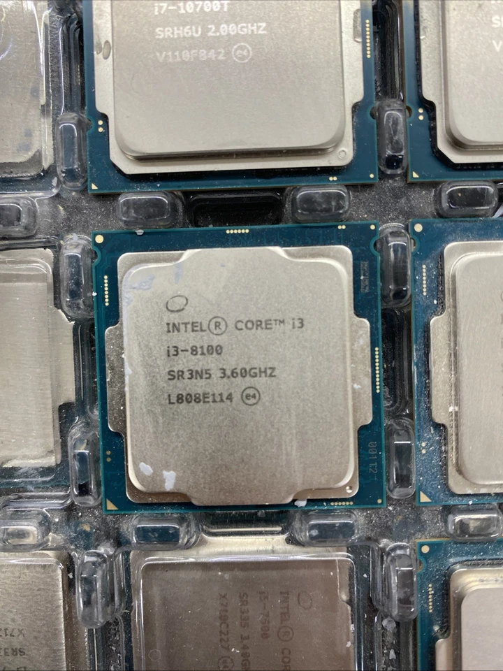 Intel Core i3-8100 SR3N5 CPU Processor 3.6GHz Quad-Core LGA1151 Socket 6MB - Image 1 of 1