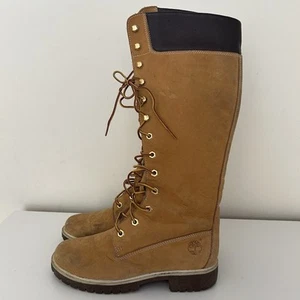 Timberland Knee High Wheat Boots Womens Size Uk 4 - Picture 1 of 10