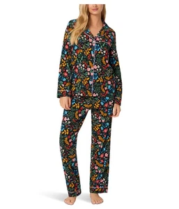 BedHead - Stretch L/S Pyjama Set - Winterblüten - Large - Bild 1 von 3