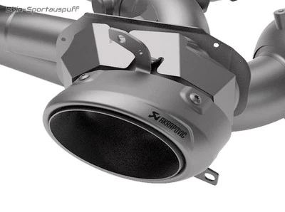 Akrapovic Titanium Duplex Tailpipe Kit Porsche 911 992 Turbo and Turbo S - Image 1 of 2