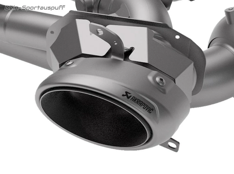 Akrapovic Titan Duplex Sistema Di Scarico Porsche 911 992 Turbo E Turbo S - Immagine 1 di 2