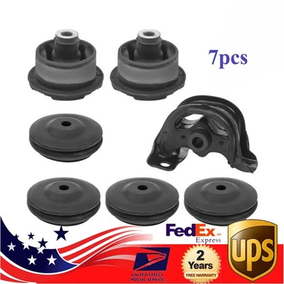Rear Differential Mounting Top Support Bushing Set For Honda CRV Accord Odyssey Foto 1 de 4