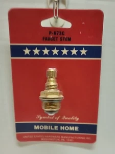 UNITED STATES HARDWARE R.V. MOBILE HOME FAUCET STEM P-673C - Bild 1 von 4