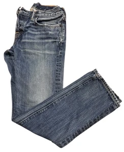 Abercrombie & Fitch Herren Slim Straight Jeans W28 L30 Button Fly Medium Wash - Bild 1 von 7