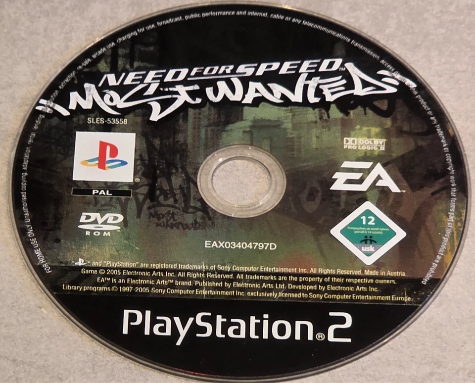 NEED FOR SPEED MOST WANTED PLAYSTATION 2 PS2 - Bild 1 von 1