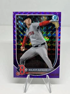Walker Buehler 2025 Bowman Chrome Purple Geometric /250 #53 Sox - Bild 1 von 2