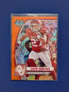 2024 Bowman U Chrome Orange Shimmer Refractor 1/25 Gavin Sawchuk #78 - Bild 1 von 3