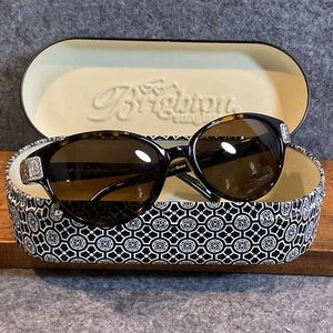 BRIGHTON Sunglasses “Good Day Sunshine” Tortoiseshell Brown W/Case HandMade New - Picture 1 of 17