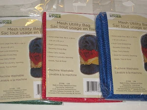 Borsa con coulisse utility in rete extra large - lavanderia, giocattoli, articoli sportivi, spiaggia - Foto 1 di 10