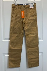 NWT Boys Gymboree Prep Fit Tan Khaki Adjustable Waist Pants, SIZE 12 - Picture 1 of 16