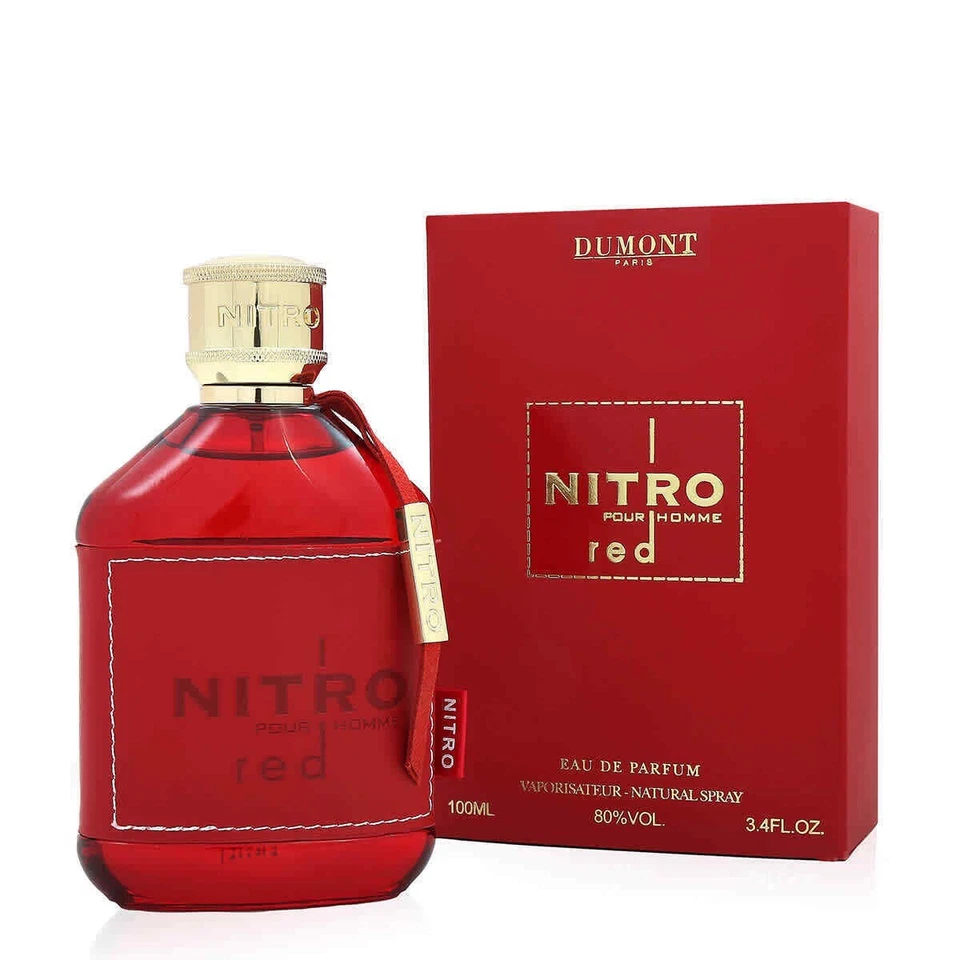 Nitro Red Pour Homme by Dumont Paris EAU DE PARFUM SPRAY 3.4 OZ for MEN