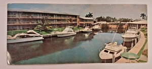 1978 University Inn of Coral Gables Werbung übergroße Postkarte Florida RPPC - Bild 1 von 6