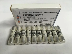 FERRAZ SHAWMUT MERSEN FR10GR69V4 4A 690V Fuse JPSF841 Qty of 1/5/10 - Picture 1 of 7