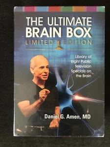 The Ultimate Brain Box Dr. Daniel Amen (DVD, Limited Edition, 8-Disc Set) New - Imagen 1 de 3