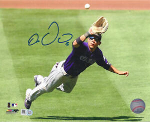 Carlos Gonzalez Autographed/Signed Colorado Rockies 8x10 Photo MLB 11405
