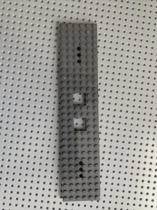 Lego Dark Bluish Gray Train Base 6 x 28 with 2 Square Cutouts 92339 - Picture 1 of 5