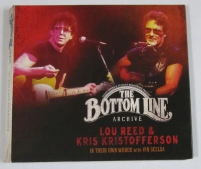 Lou Reed & Kris Kristofferson – In Their Own Words 2 x CD USED The Bottom Line Foto 1 de 2